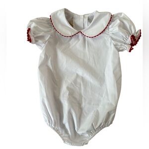 NWOT The Beaufort Bonnet Company White Collared Onsie